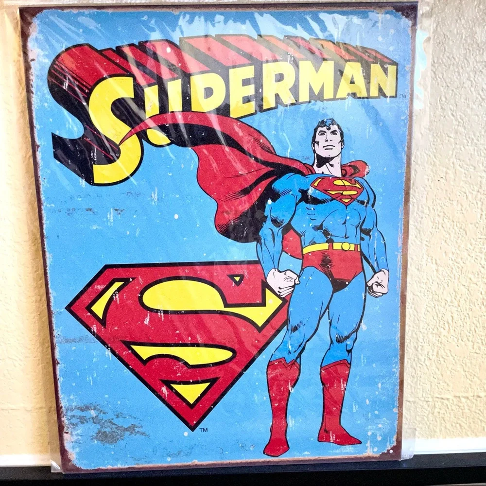 NEW Superman Metal Sign